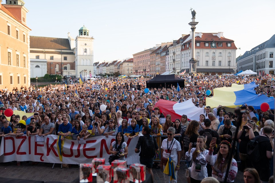 Święto Niepodległości Ukrainy w Warszawie, Plac Zamkowy 24.08.2023