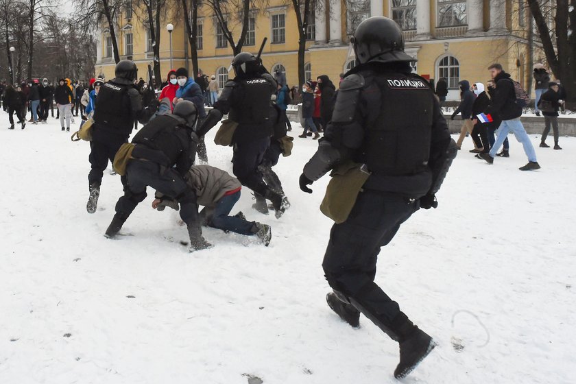 Rally in support of Alexei Navalny in Moscow