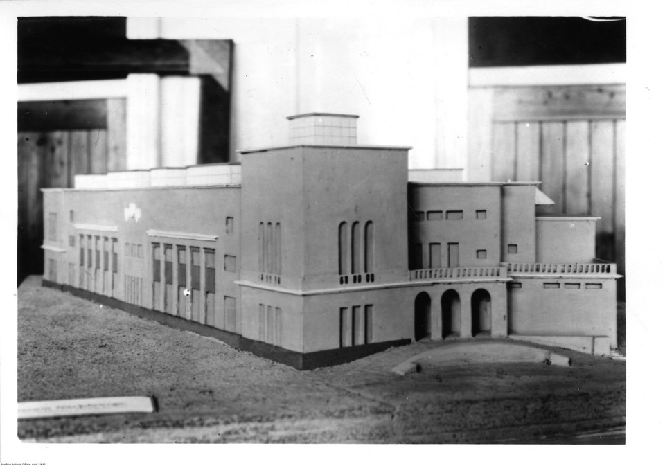 Muzeum Narodowe w Krakowie. Model nowego gmachu przy ul. Kopernika (1929)