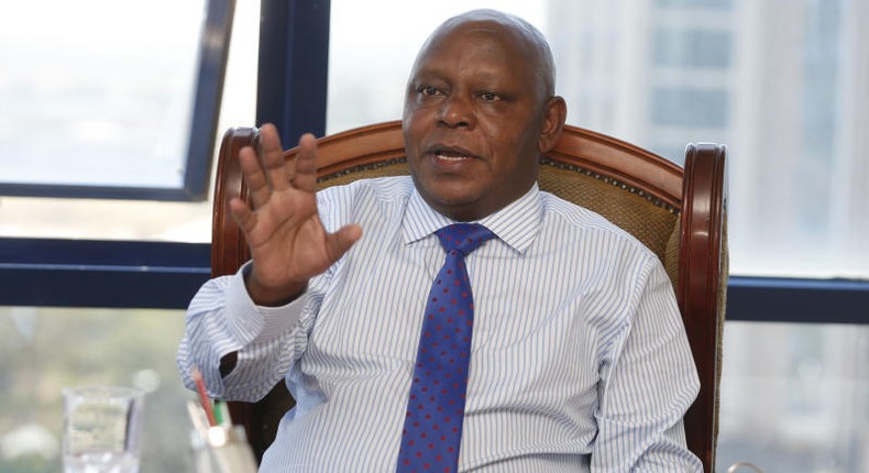 Lawyer Paul Gicheru during an interview with Standard Group reporters at his office in Nairobi on February 04, 2021. [Stafford Ondego, Standard]