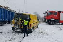 Nie ustąpił pierwszeństwa pociągowi. Miał szczęście