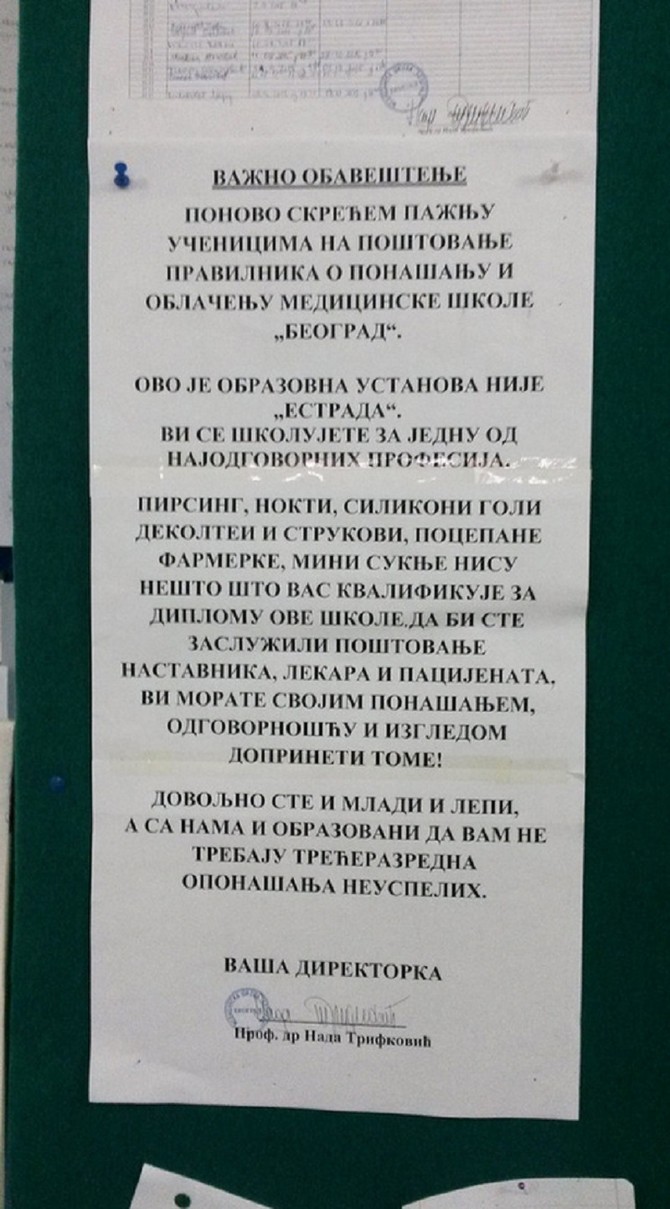 Pravila o oblačenju o kojima se mnogo pričalo