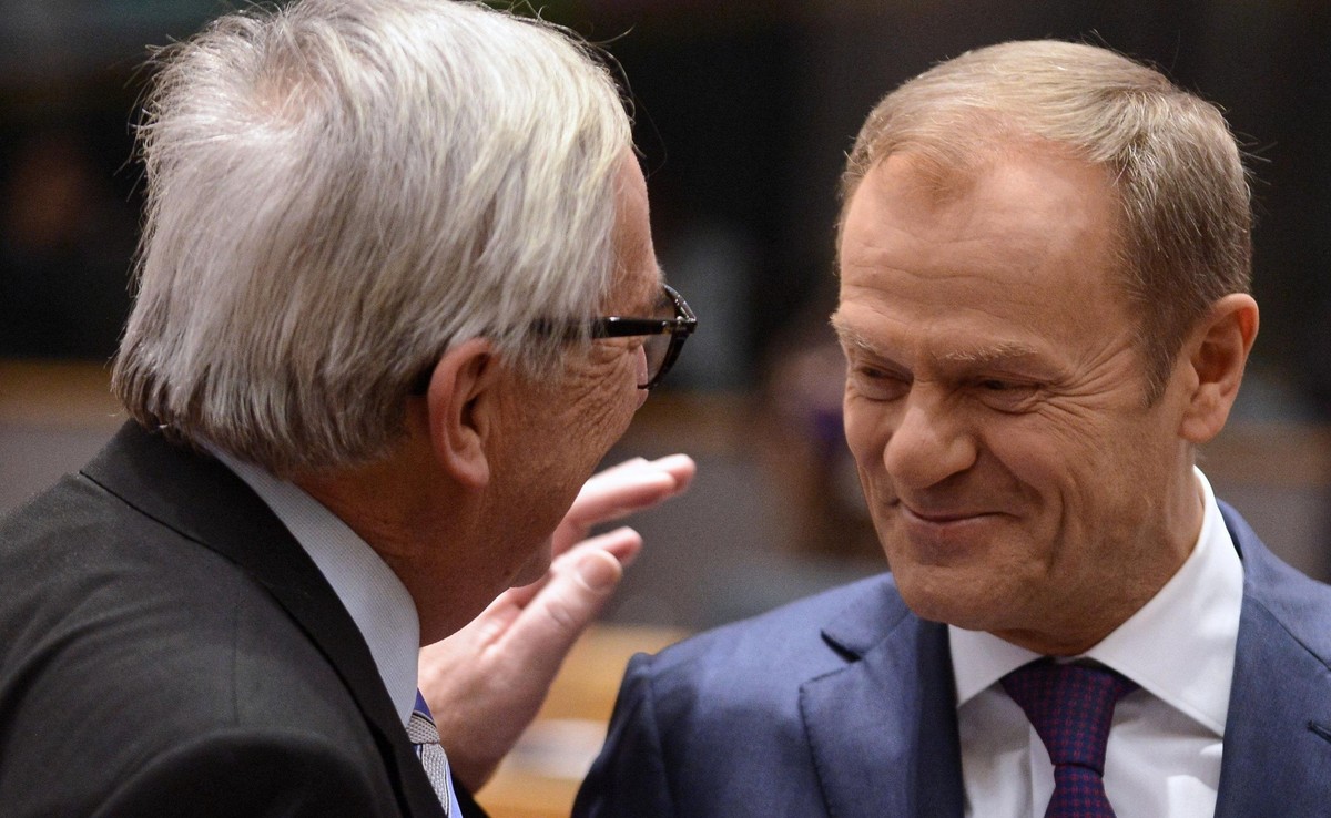 Donald Tusk i Jean-Claude Juncker
