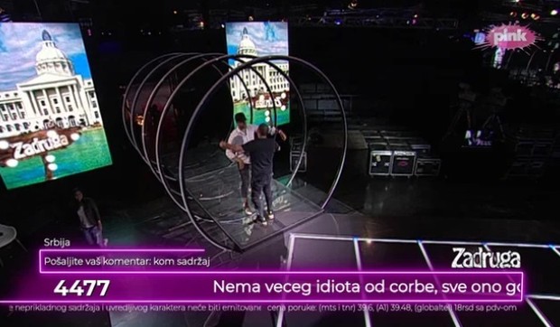 Jovan Cvijetić Cvele ispao iz Zadruge