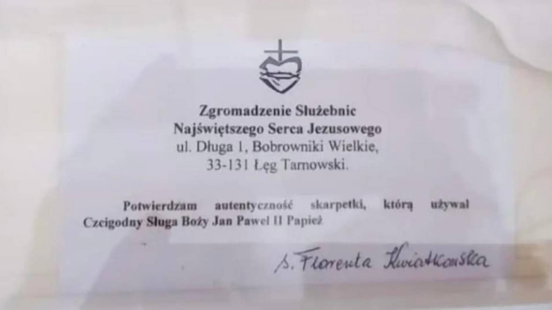 Skarpeta uznana za relikwię Jana Pawła II. Ma nawet certyfikat