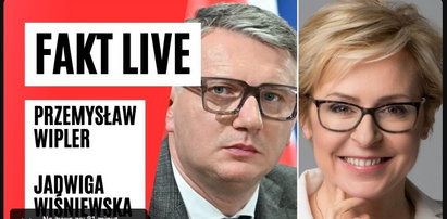 Fakt LIVE 16.04. Gośćmi będą Przemysław Wipler z Konfederacji i Jadwiga Wiśniewska z PiS