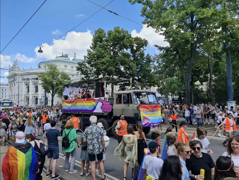 Pride 2022 na ulicach Wiednia 