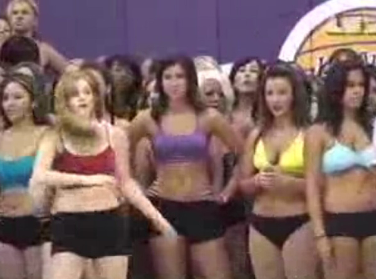 Zobacz, jak wybiera się cheerleaderki