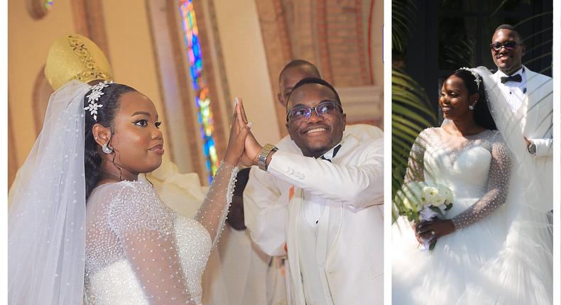 Charles Bbaale Mayiga finally tied the knot with Sonia Nnaabagereka