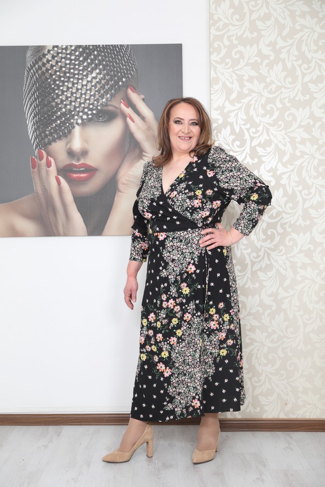 Haljina „Lindex“, sandale „Deichmann“ 