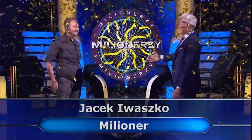 "Milionerzy". Jacek Iwaszko wygrał milion złotych