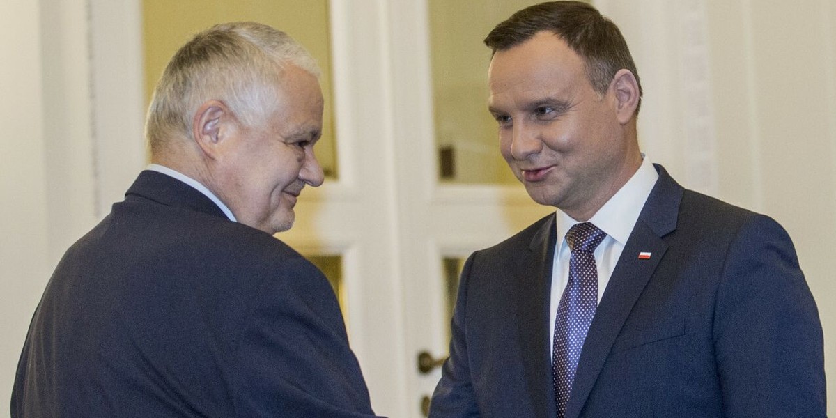 Andrzej Duda i Adam Glapiński