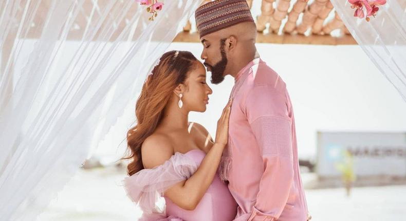 Banky W featuring his pregnant wife, Adesua Etomi in a video for 'Final Say' is a masterstroke. [Instagram/BankyWenllington]