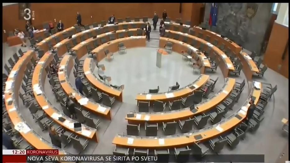 Egy parlamenti ülést is félbeszakított a földrengés / Fotó: YouTube