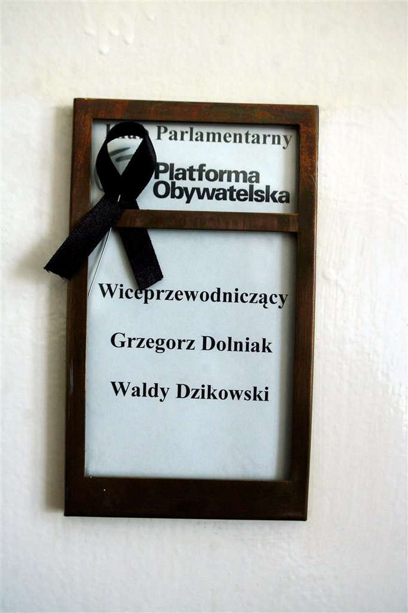 gabinet, żałoba, Lech Kaczyński, katastrofa, śmierć prezydenta, Smoleńsk, Katyń