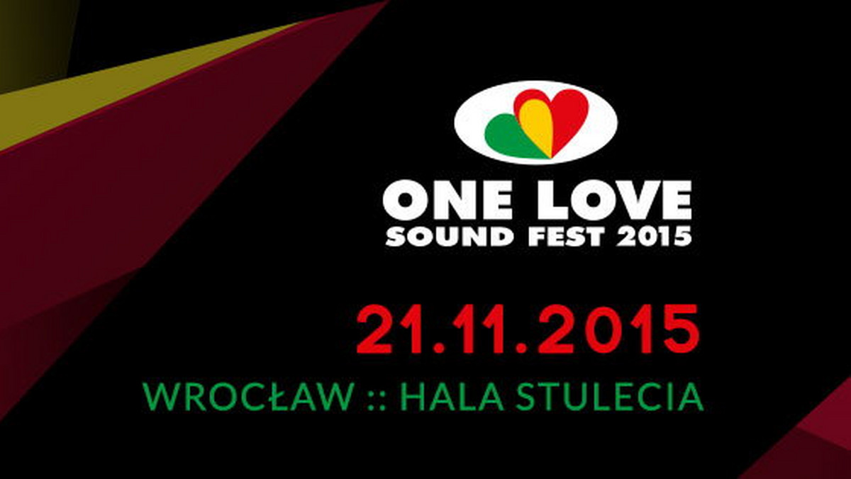 Już 21 listopada w Hali Stulecia we Wrocławiu odbędzie się One Love Sound Fest. Tegorocznymi gwiazdami reggae'owej imprezy będą Richie Campbell, Gappy Ranks i Million Stylez, Bednarek, Junior Kelly, Jah Shaka, Johnny Osbourne i Omar Perry oraz Raggafaya.