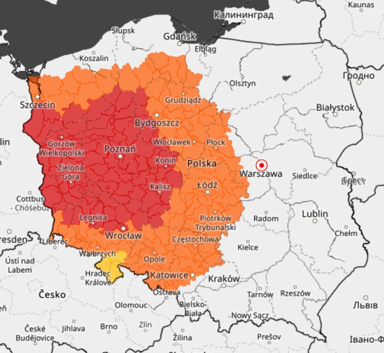 Ostrzeżenia IMGW przed upałem