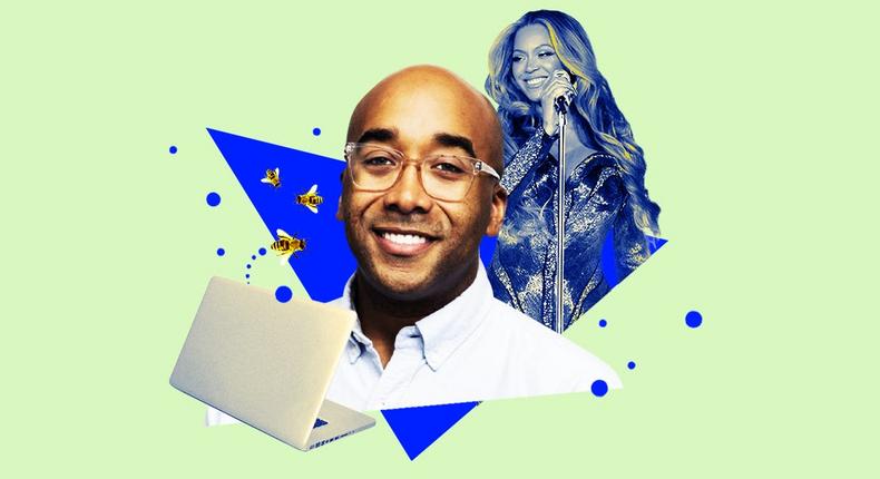 Marcus Collins oversaw Beyonc's digital ads and social media for a year.Marcus Collins; Kevin Mazur/Getty Images for Parkwood; Alyssa Powell/BI