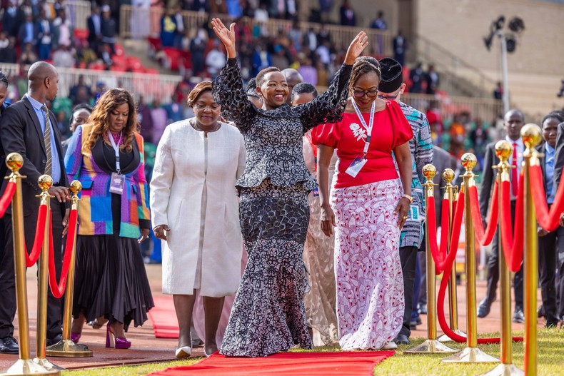 First Lady Mama Rachel Ruto at Nyayo National Stadium for Benny Hinn's crusade