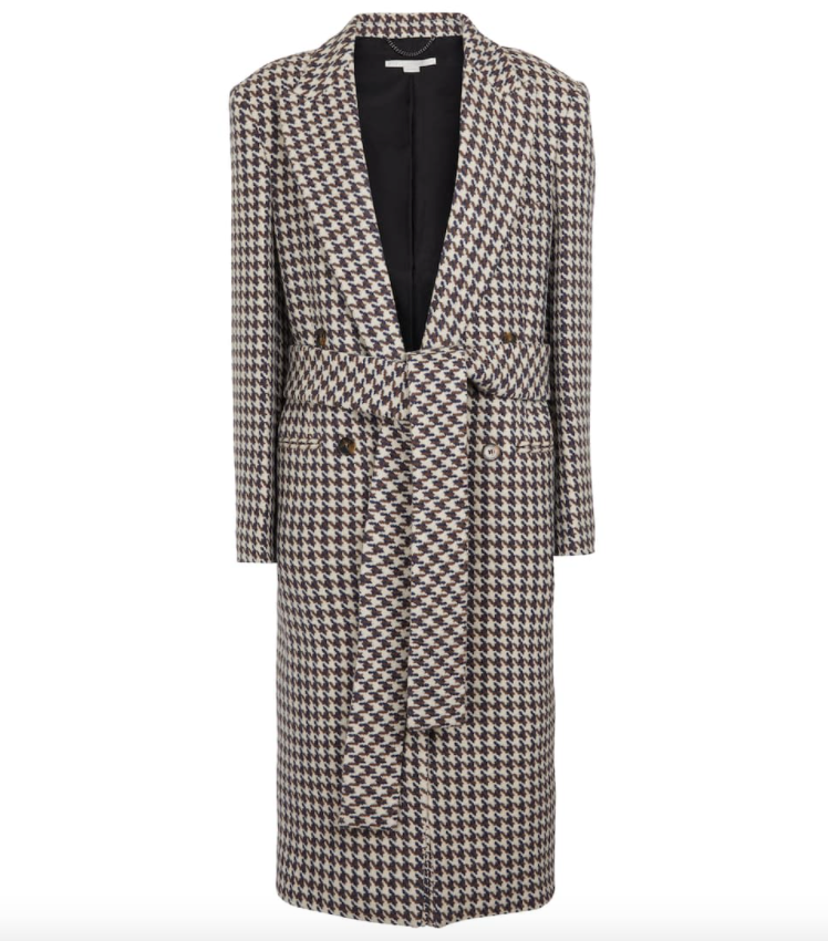 Manteau à motifs en laine de Stella McCartney, CHF 2165.–, via Mytheresa.