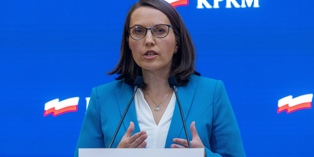 Minister finansów Magdalena Rzeczkowska.