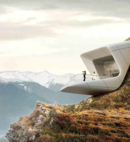 Messner Mountain Museum w Kronplatz - projekt Zaha Hadid Architects