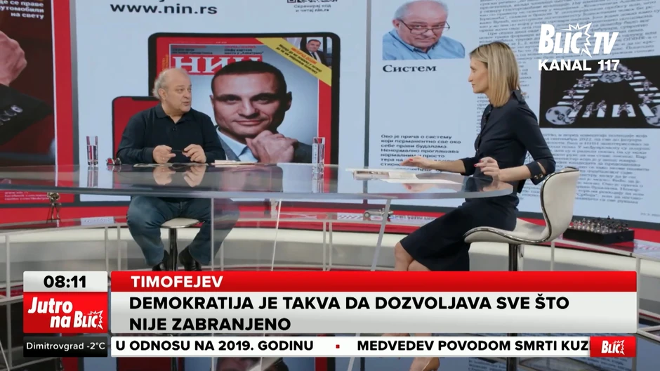 Jutro na Blic, Aleksandar Timofejev