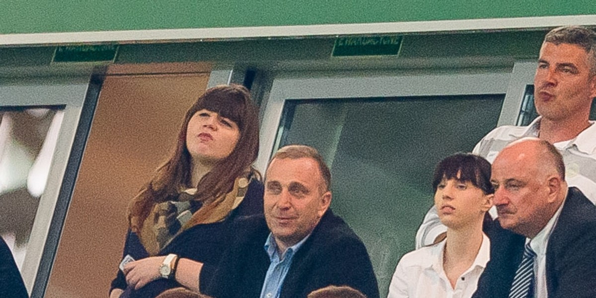 Grzegorz Schetyna na meczu Legia vs. Śląsk Wrocław