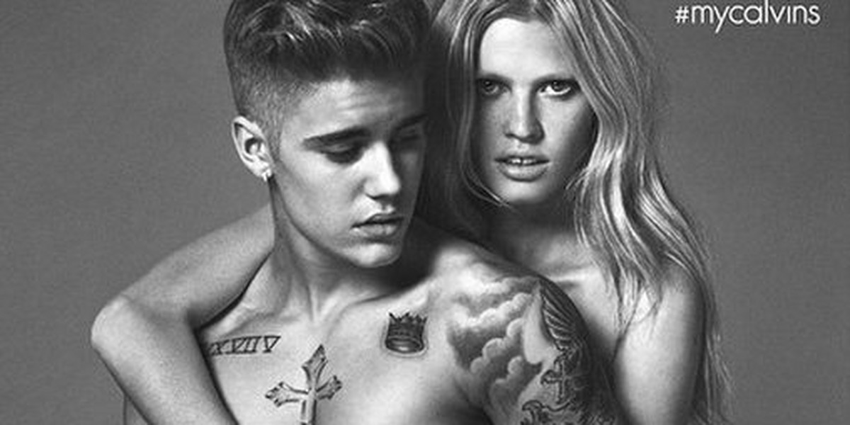 Justin Bieber w kampanii Calvina Kleina