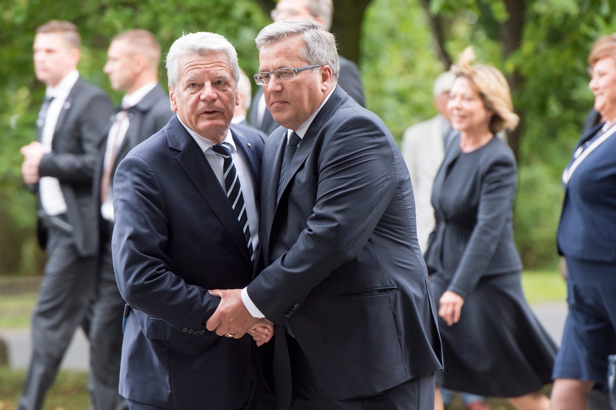 Bronisław Komorowski i Joachim Gauck