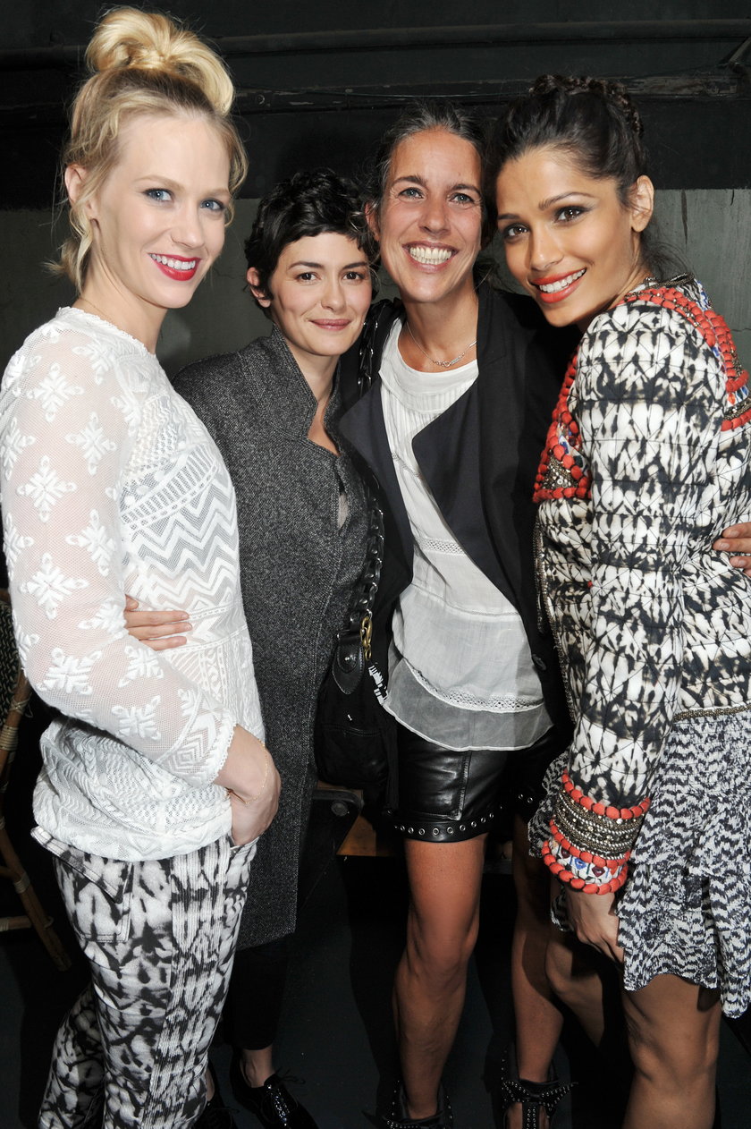 January Jones, Audrey Tautou, Isabel Marant & Freida Pinto