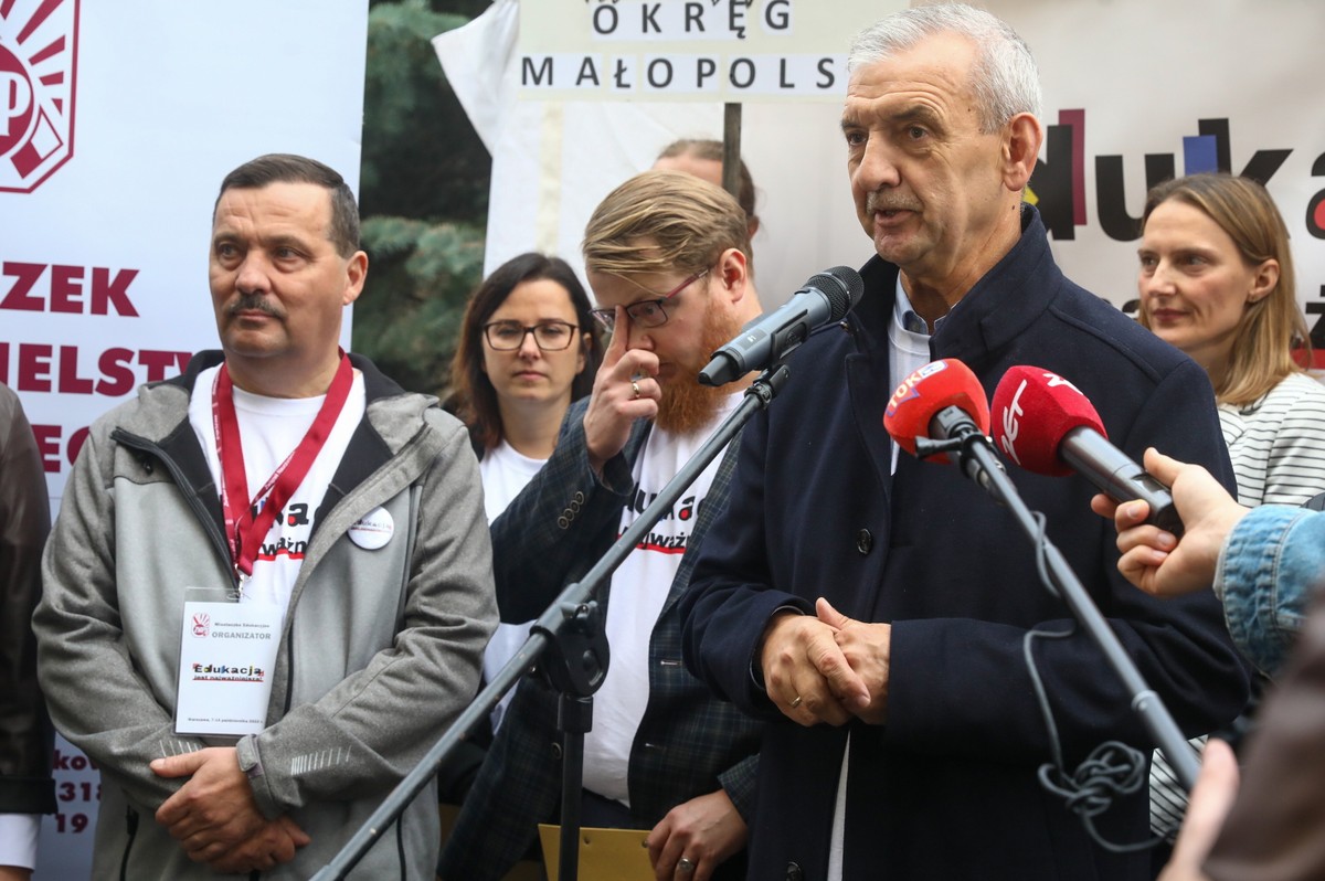 Sławomir Broniarz zaprosił ministra Przemysława Czarnka do Miasteczka edukacyjnego
