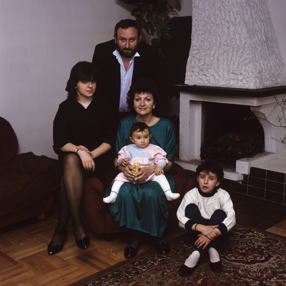 Ewa i Tadeusz Drozdowie z córkami