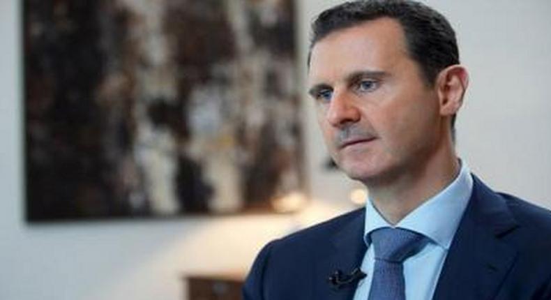 Syria's President Bashar al-Assad speaks during an interview with the Iranian Khabar TV channel in this handout photograph released by Syria's national news agency SANA on October 4, 2015.