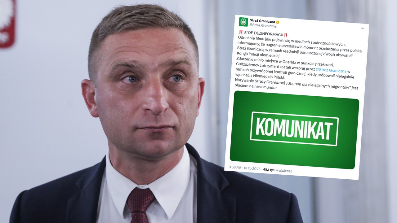 Robert Bąkiewicz zamieścił nagranie. Stanowcza reakcja Straży Granicznej. 