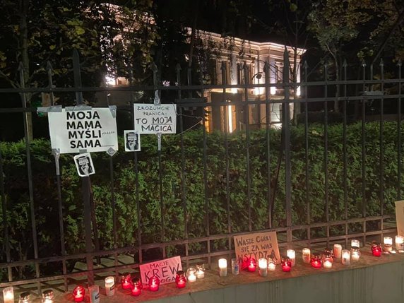 Protest po decyzji Trybunału Konstytucyjnego ws. aborcji