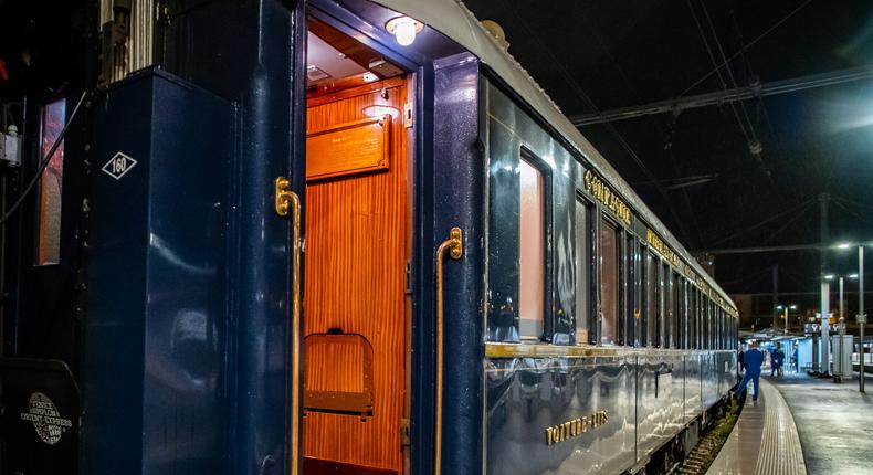 Nighttime on the Venice Simplon-Orient-Express felt magical.Joey Hadden/Business Insider