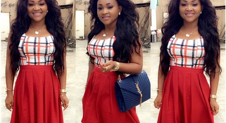 Mercy Aigbe shares stylish look