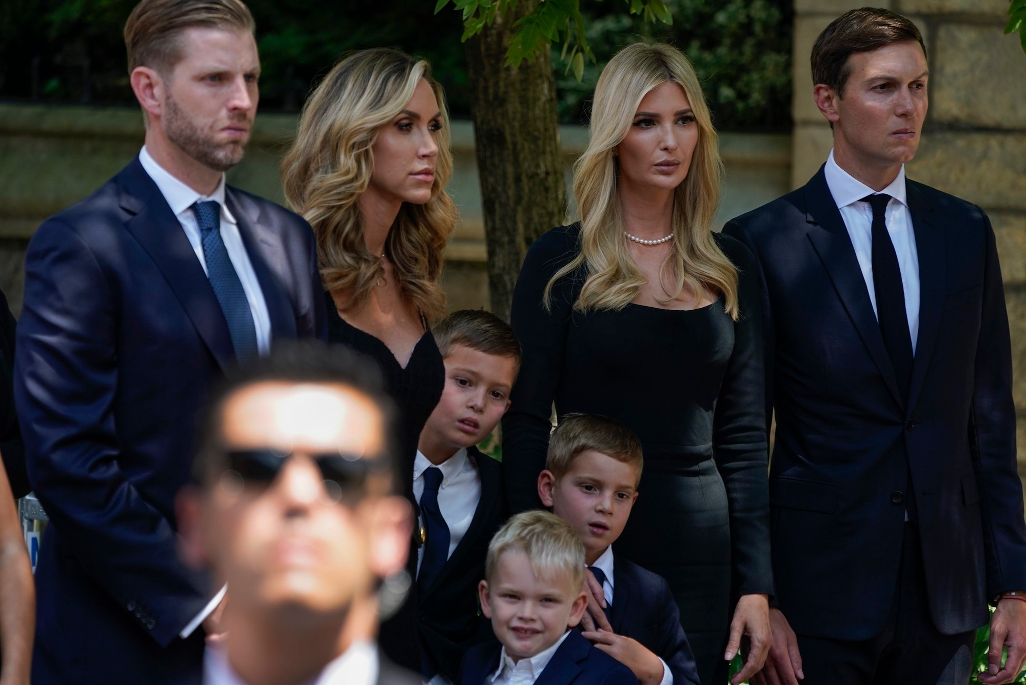 S Ivanou Trumpovou sa prišla rozlúčiť celá rodina. 