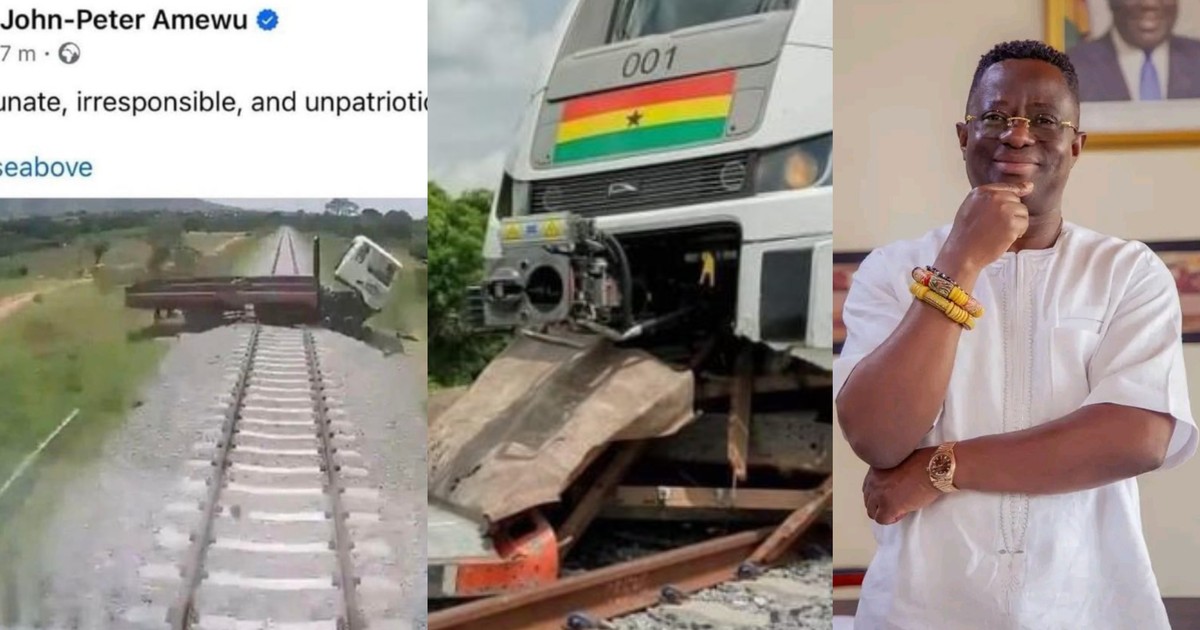 Train accident photo posted on my social media pages is a photoshop - Peter Amewu - Vimarsana News