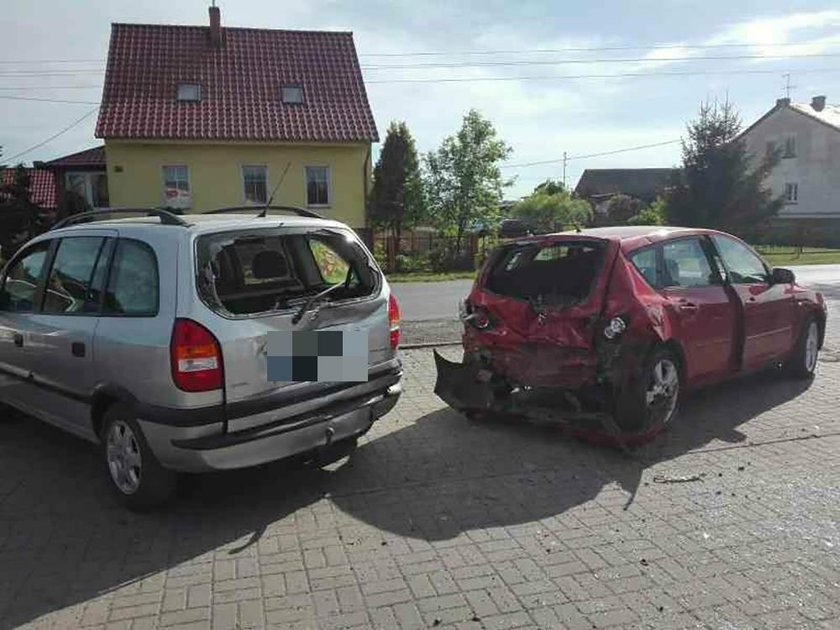 Policyjny pościg w Lubuskiem. Kamper taranował samochody