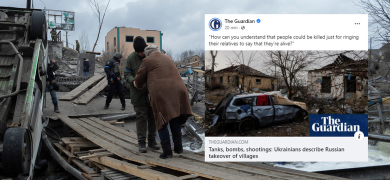 Rosjanie brutalnie traktują mieszkańców wsi. "Zastrzelili mi brata na ulicy przed domem"