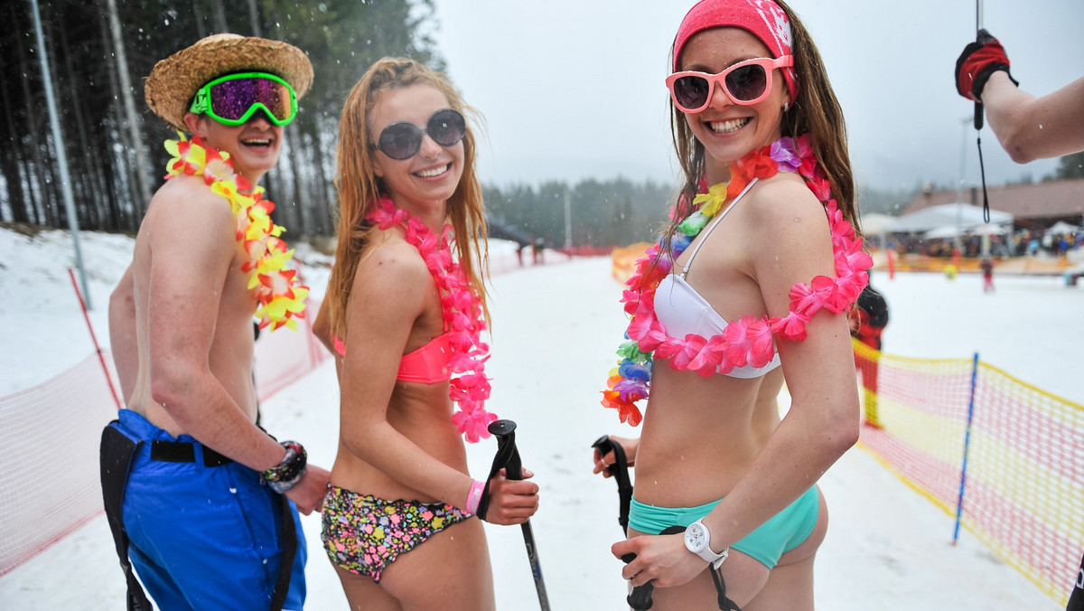 Bikini Skiing 2014 z Mają Bohosiewicz