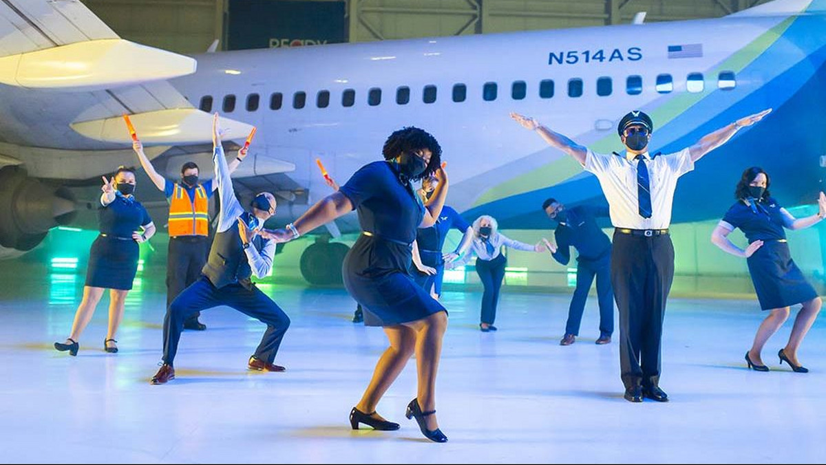 Alaska Airlines w roztańczonym wideo. Autorka choreografii ma polskie korzenie