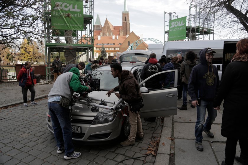 Filmowcy z Bollywood na wrocławskim Ostrowie Tumskim