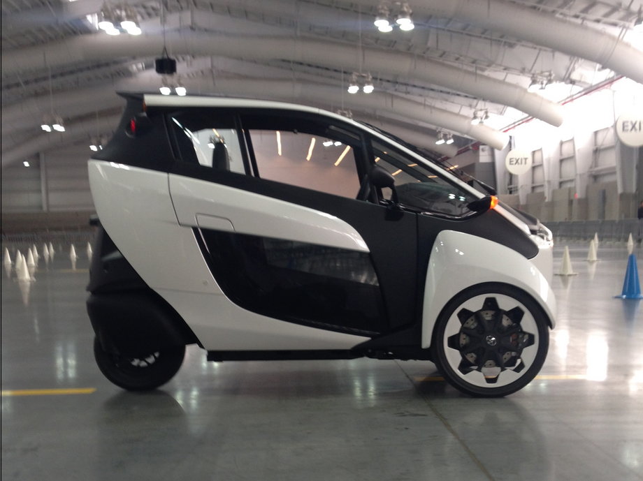 ... a tad over seven and half feet long, the i-Road should be a breeze to handle on tight urban streets.