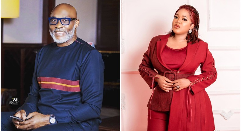 It is important to note that some of these celebrities only made it to this list because they lost their spouse to death and decided to get married again. [Instagram/MofeDamijo] [Instagram/ToyinAbraham]