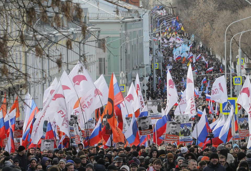 RUSSIA RUSSIA NEMTSOV MURDER ANNIVERSARY (Anniversary of assassination of Boris Nemtsov)