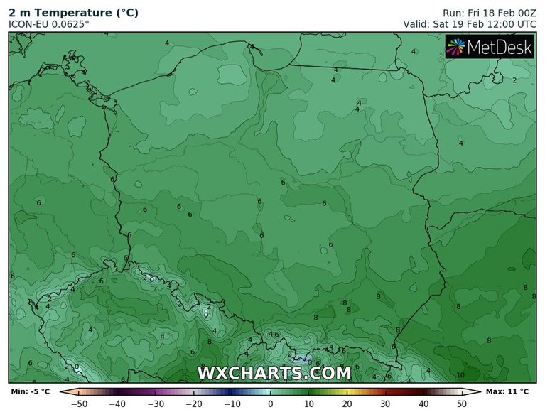 Temperatura będzie wysoka