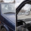 Eksplozija spreja u automobilu - ilustracija